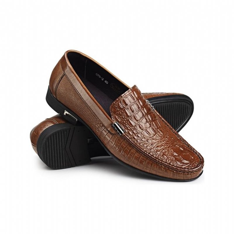 Loafers Heren Waterdichte Instapperloafers - Koffie