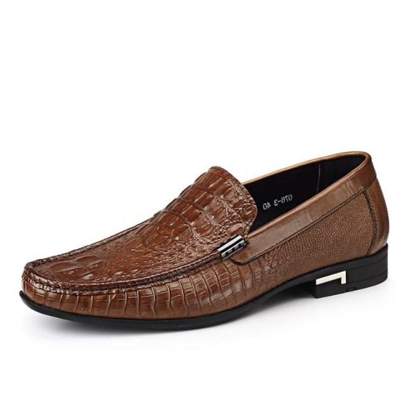 Loafers Heren Waterdichte Instapperloafers - Koffie