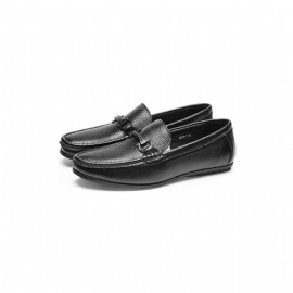 Loafers Heren Weavingluxe Leren Instaploafers