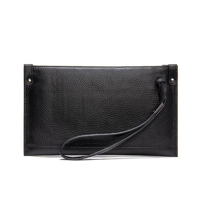 Portefeuilles Heren Met Ruches Exotische Clutch - Zwart