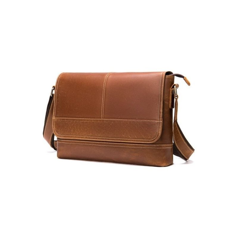 Schoudertassen Heren Chique Crossbody-koerierstas Met Dekselsluiting