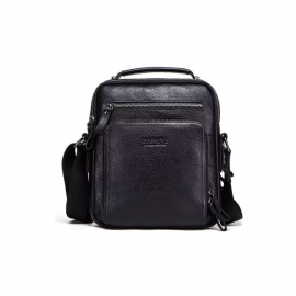 Schoudertassen Heren Elegante Leren Crossbodytas Crazy Horse