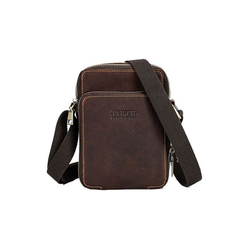 Schoudertassen Heren Luxe Crossbody-tas Crazy Horse-collectie