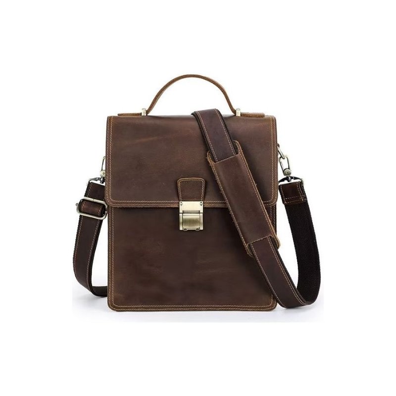 Schoudertassen Heren Luxe Crossbody-tas Crazy Horse Vintage-collectie