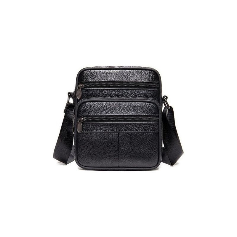 Schoudertassen Heren Luxe Exotische Leren Crossbody-tas Met Klep