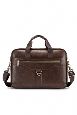 Schoudertassen Heren Metropolitan Prestige Leren Tas