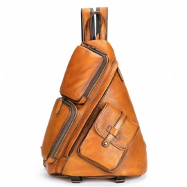 Schoudertassen Heren Vanguard Vision Leren Tas