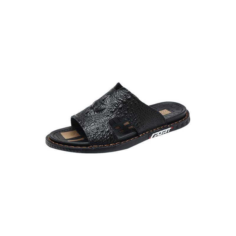 Vrijetijdsschoenen Heren Luxecroco Zomerse Chique Slip-on-slippers