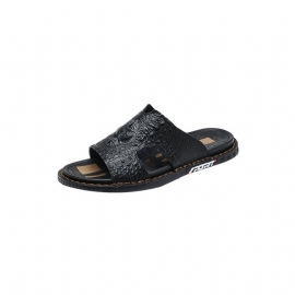 Vrijetijdsschoenen Heren Luxecroco Zomerse Chique Slip-on-slippers